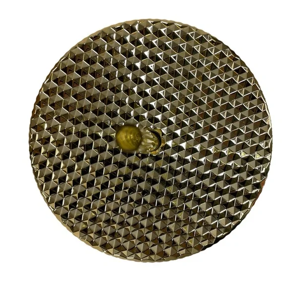 Starbucks 24 oz metallic gold studded Venti Cold Cup 2022 Holiday Tumbler - Picture 5 of 11